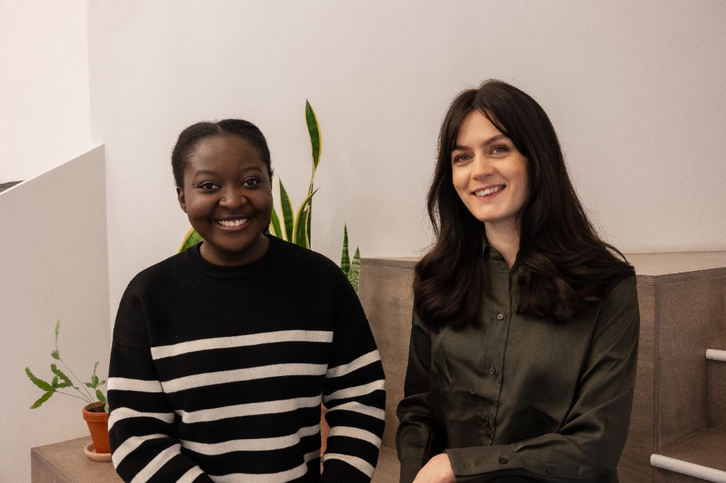Cecilie and Dorcas, founders of myne